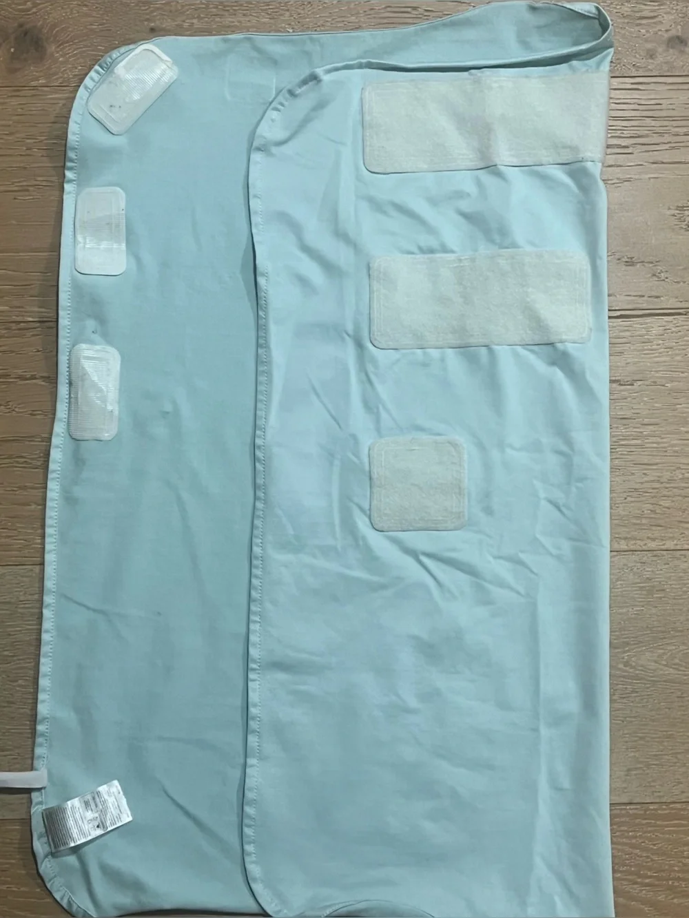 The Ollie Swaddle Sky Blue Adjustable Baby Swaddle One Size